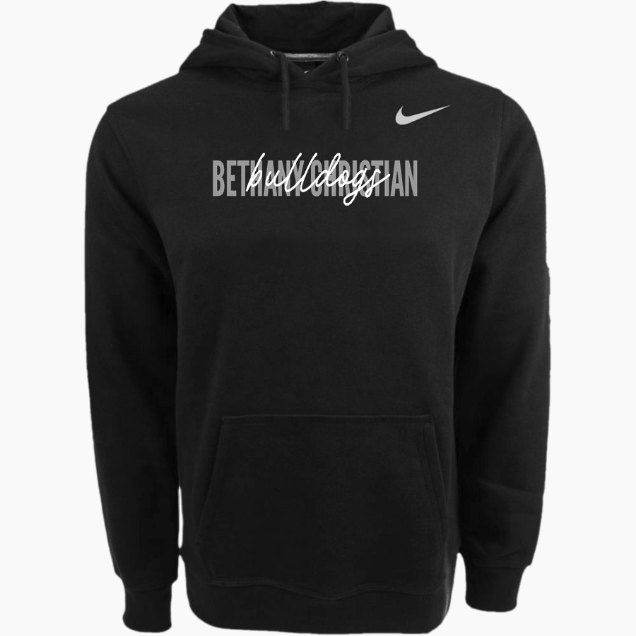 Bethany Christian Bulldogs <span class="pdp-name-mascot">Bethany Christian School Bulldogs</span> Nike Men's Club Pullover Fleece Hoodie