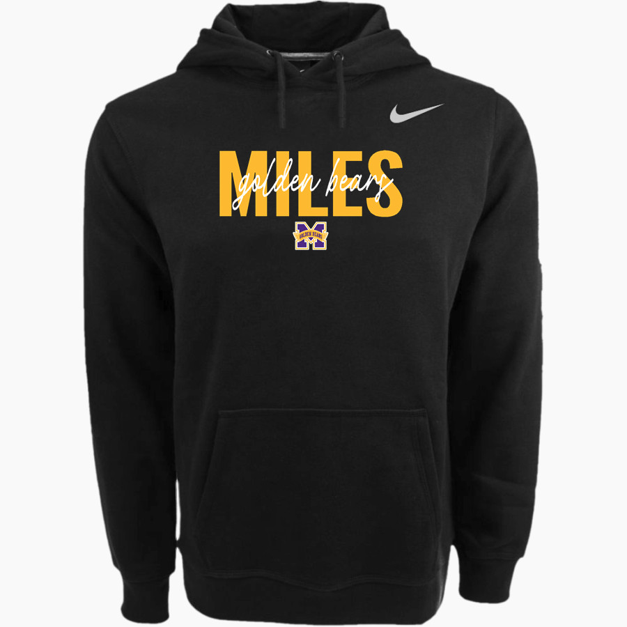 Miles Golden Bears <span class="pdp-name-mascot">Miles Golden Bear</span> Nike Men's Club Pullover Fleece Hoodie