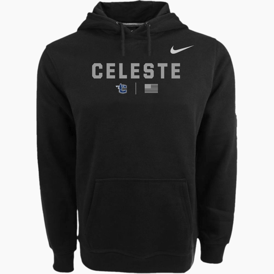 CELESTE HIGH SCHOOL BLUE DEVILS <span class="pdp-name-mascot">CELESTE BLUE DEVILS</span> Nike Men's Club Pullover Fleece Hoodie