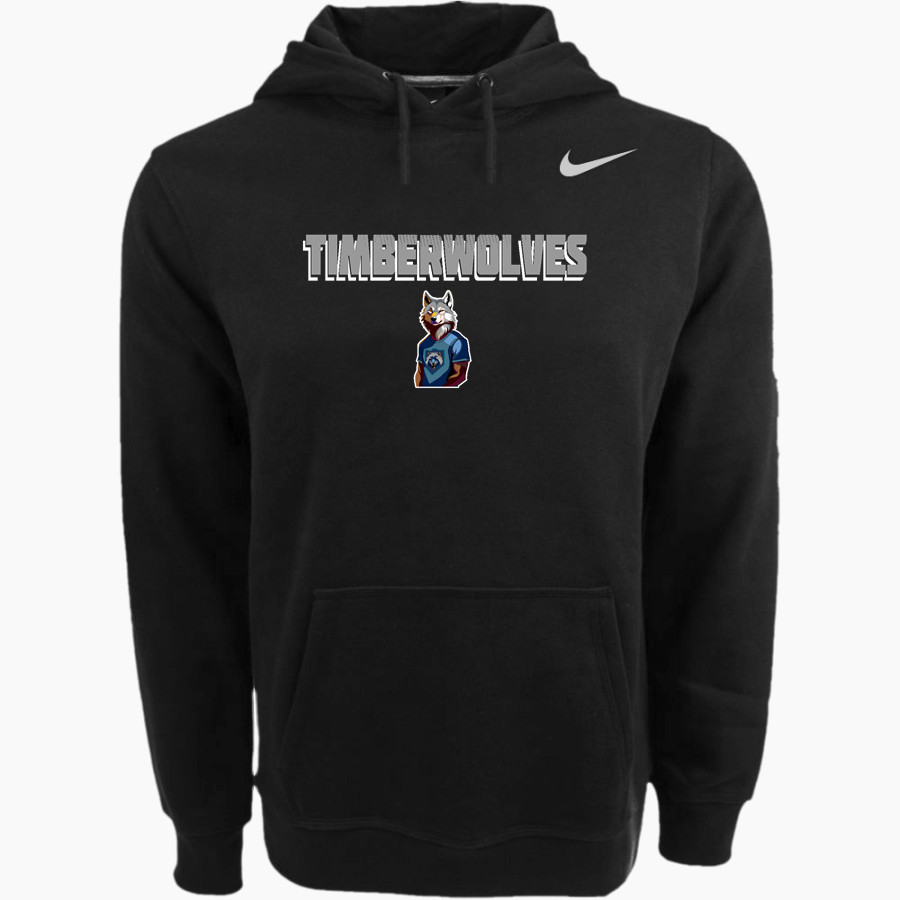 Centennial Middle School Timberwolves <span class="pdp-name-mascot">Centennial Middle School Wolves</span> Nike Men's Club Pullover Fleece Hoodie