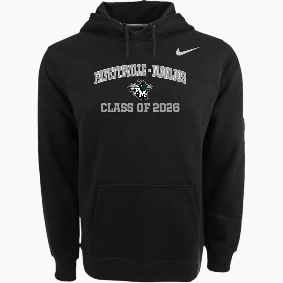 FAYETTEVILLE-MANLIUS HORNETS #FMHORNETPRIDE Nike Men's Club Pullover Fleece Hoodie