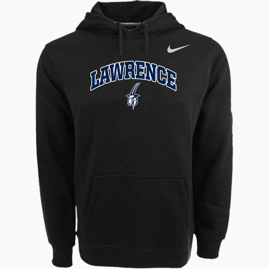 Lawrence University Vikings Online Store <span class="pdp-name-mascot">Lawrence</span> Nike Men's Club Pullover Fleece Hoodie