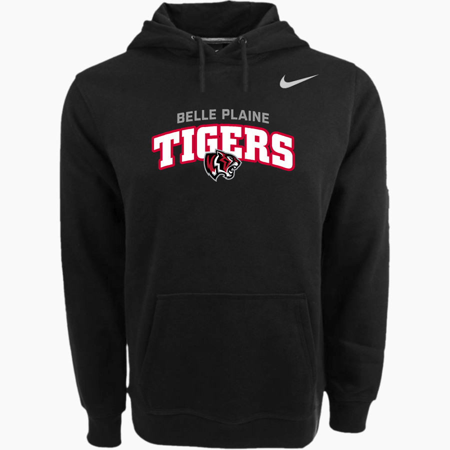 Belle Plaine Tigers Nike Men's Club Pullover Fleece Hoodie