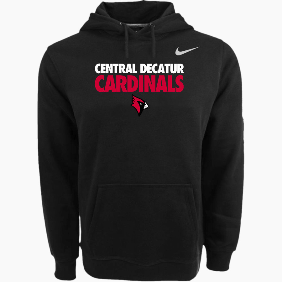 Central Decatur Cardinals Nike Men's Club Pullover Fleece Hoodie