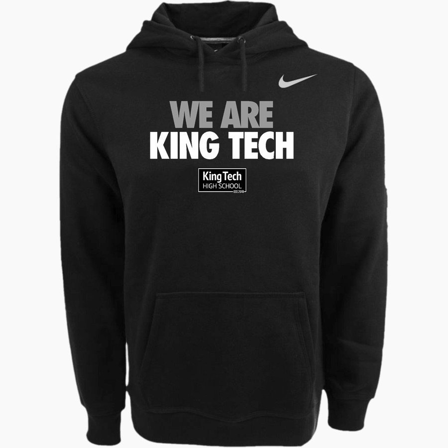 King Tech High School Online Apparel Store <span class="pdp-name-mascot">King Tech High School</span> Nike Men's Club Pullover Fleece Hoodie