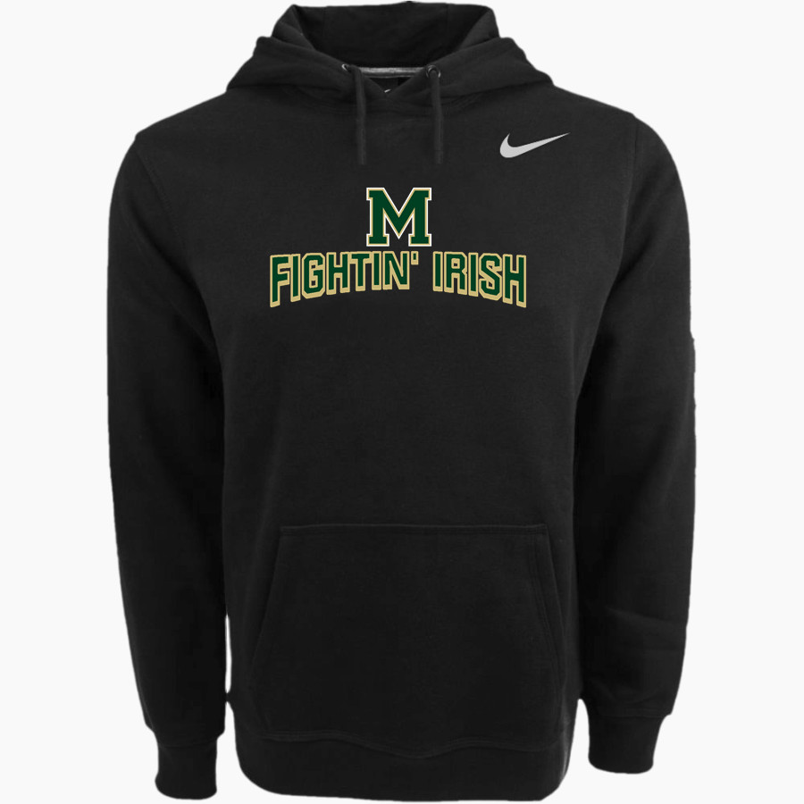 BISHOP MCNAMARA HIGH SCHOOL FIGHTIN' IRISH <span class="pdp-name-mascot">BISHOP MCNAMARA FIGHTIN IRISH</span> Nike Men's Club Pullover Fleece Hoodie