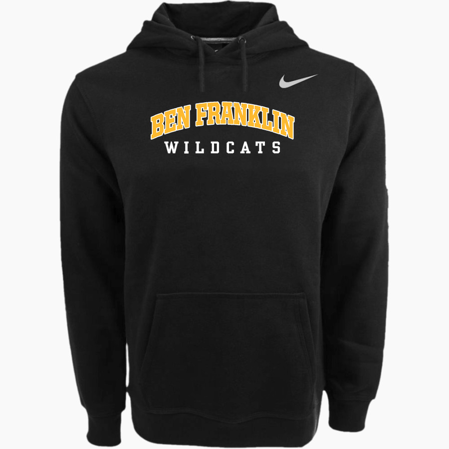Ben Franklin Wildcats Online Store <span class="pdp-name-mascot">Ben Franklin Spartans</span> Nike Men's Club Pullover Fleece Hoodie