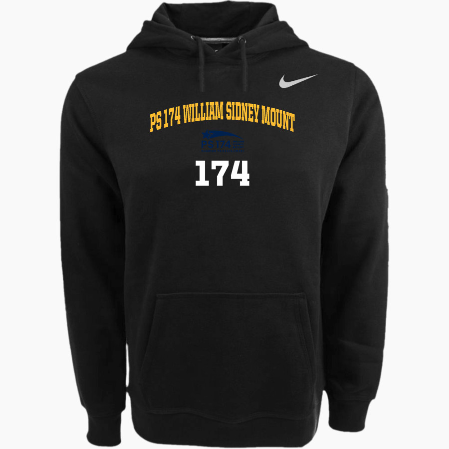 Ps 174 William Sidney Mount 174 <span class="pdp-name-mascot">Ps 174 William Sidney Mount 174</span> Nike Men's Club Pullover Fleece Hoodie