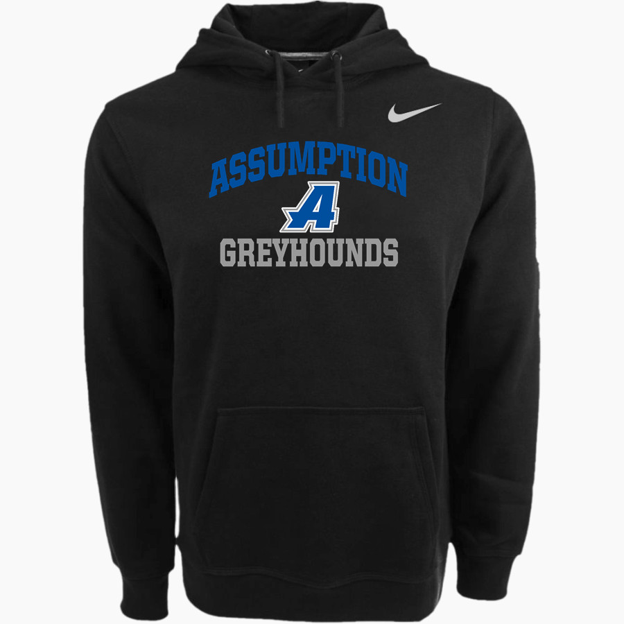 Assumption Greyhounds <span class="pdp-name-mascot">Assumption Greyhounds</span> Nike Men's Club Pullover Fleece Hoodie