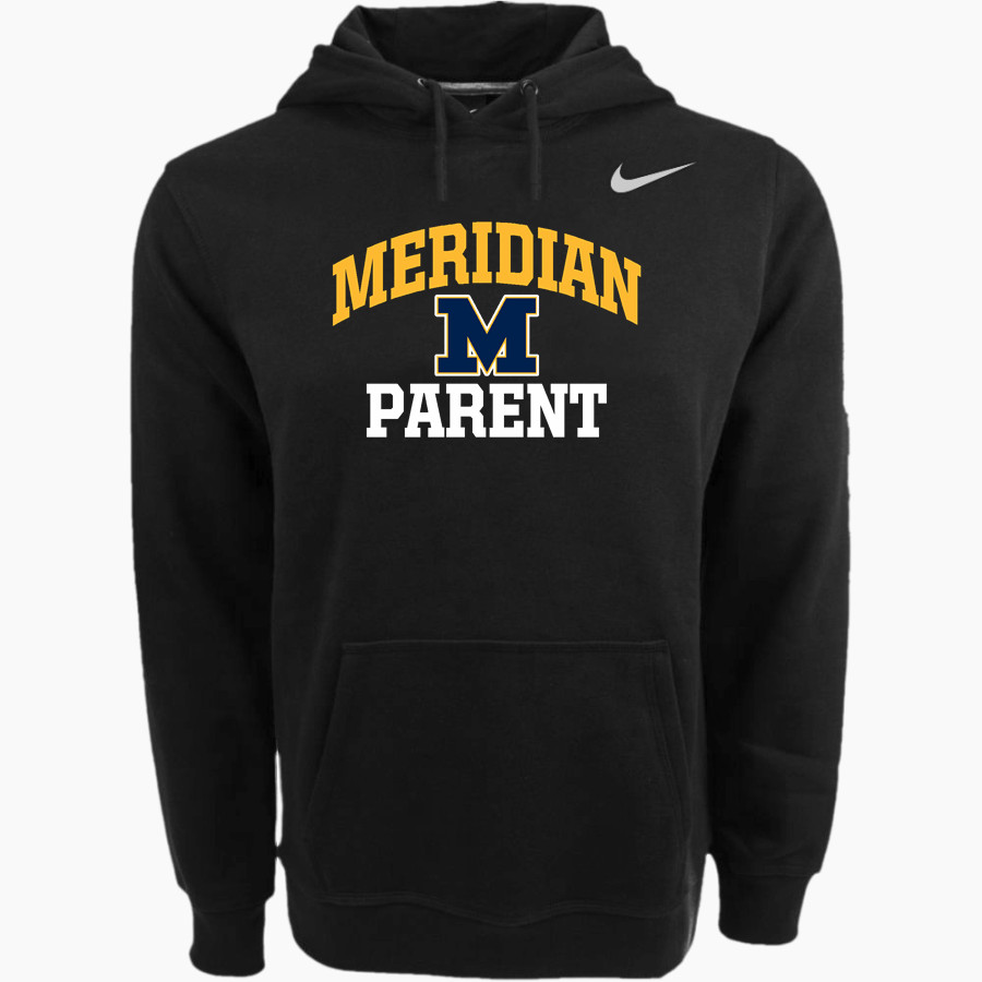 Meridian Warriors Nike Men's Club Pullover Fleece Hoodie