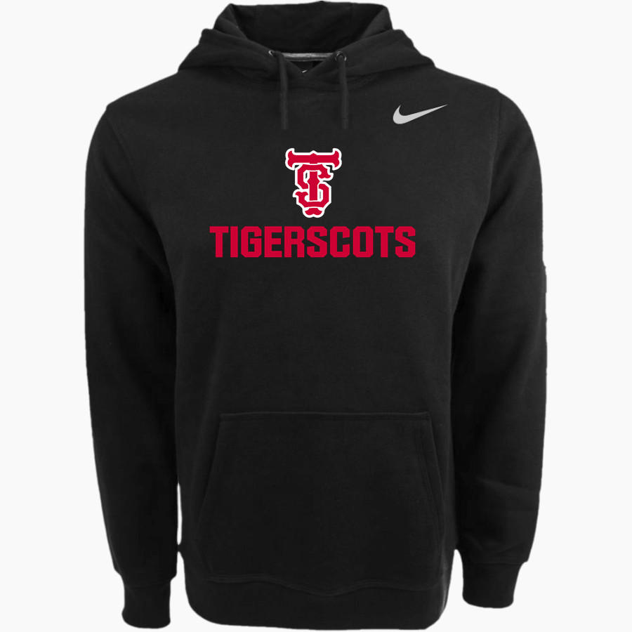 WESTON-MC EWEN HIGH SCHOOL TIGERSCOTS <span class="pdp-name-mascot">WESTON - MC EWEN TIGERSCOTS</span> Nike Men's Club Pullover Fleece Hoodie