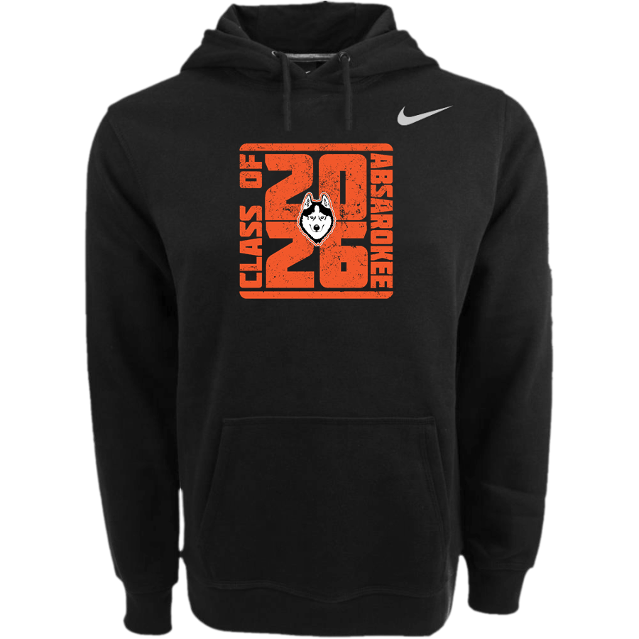ABSAROKEE HIGH SCHOOL HUSKIES <span class="pdp-name-mascot">ABSAROKEE HUSKIES</span> Nike Men's Club Pullover Fleece Hoodie