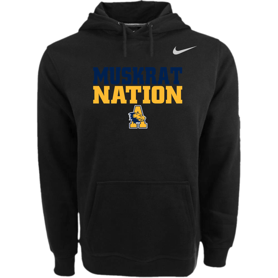 ALGONAC HIGH SCHOOL MUSKRATS <span class="pdp-name-mascot">ALGONAC MUSKRATS</span> Nike Men's Club Pullover Fleece Hoodie