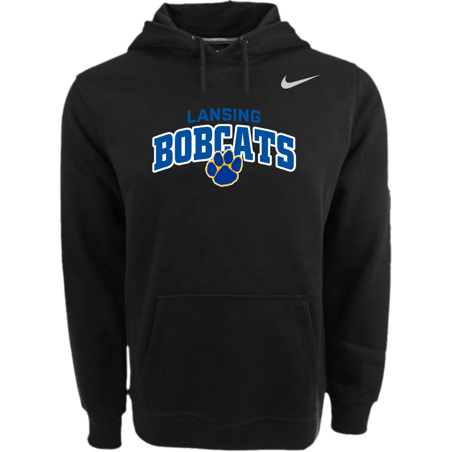 Lansing Bobcats Bobcats <span class="pdp-name-mascot">Lansing Bobcats</span> Nike Men's Club Pullover Fleece Hoodie