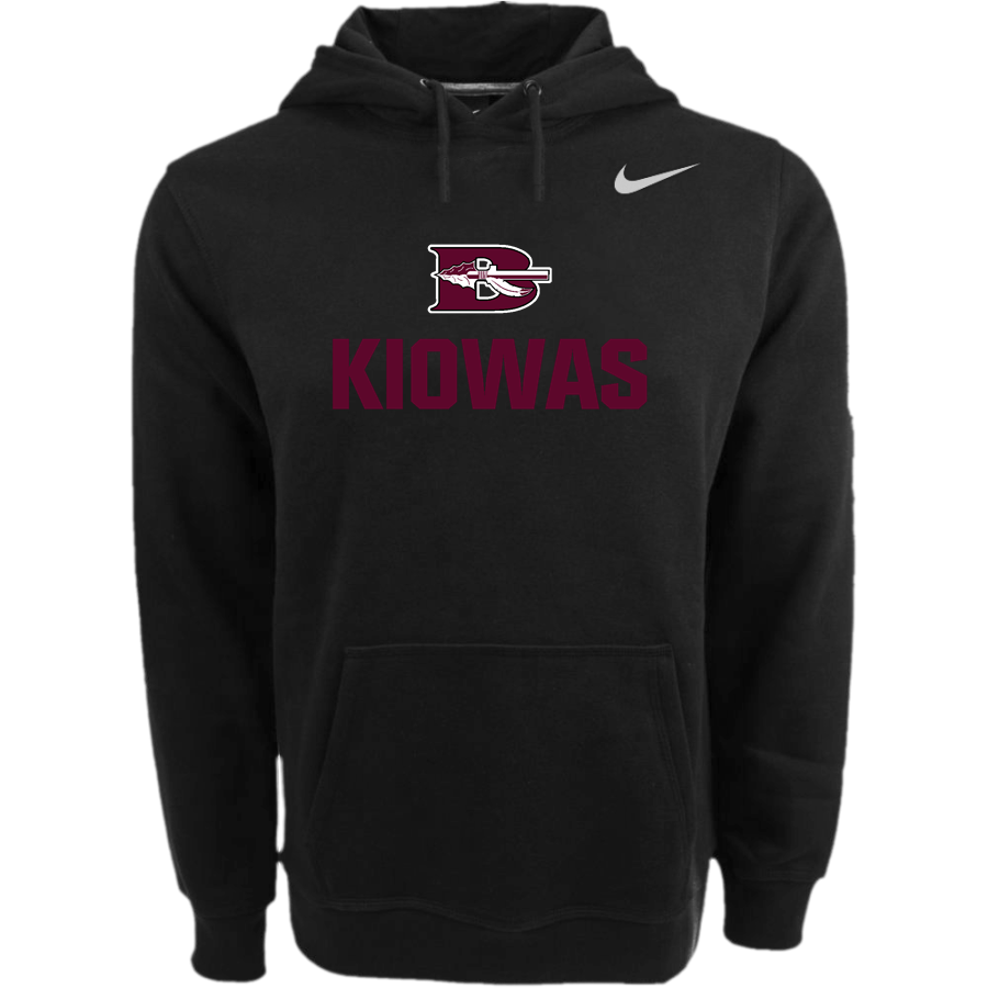 BOOKER HIGH SCHOOL KIOWAS <span class="pdp-name-mascot">BOOKER KIOWAS</span> Nike Men's Club Pullover Fleece Hoodie