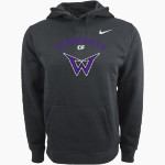 Warrenton Warriors Nike Men's Club Pullover Fleece Hoodie Front Thumbnail
