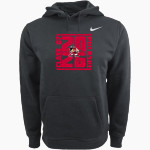 Pulaski Red Raiders Nike Men's Club Pullover Fleece Hoodie Front Thumbnail