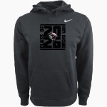 NORTH BUNCOMBE HIGH SCHOOL BLACK HAWKS Nike Men's Club Pullover Fleece Hoodie Front Thumbnail