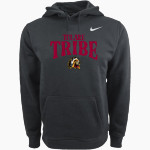 TULARE UNION HIGH SCHOOL REDSKINS <span class="pdp-name-mascot">TULARE TRIBE</span> Nike Men's Club Pullover Fleece Hoodie Front Thumbnail
