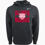 Williamson Marauders Nike Men's Club Pullover Fleece Hoodie Front Thumbnail