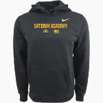 Gateway Academy Gateway Academy <span class="pdp-name-mascot">Gateway Academy</span> Nike Men's Club Pullover Fleece Hoodie Front Thumbnail