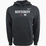 Montgomery Vikings Nike Men's Club Pullover Fleece Hoodie Front Thumbnail