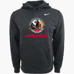 Hannahville Soaring Eagles Nike Men's Club Pullover Fleece Hoodie Front Thumbnail