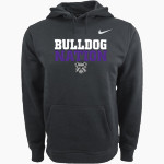 Garfield Bulldogs Nike Men's Club Pullover Fleece Hoodie Front Thumbnail