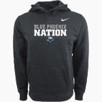 STEM Innovation Academy of the Oranges we rise together <span class="pdp-name-mascot">STEM Phoenix</span> Nike Men's Club Pullover Fleece Hoodie Front Thumbnail