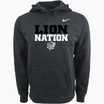 Dr. Thomas Randle Lions <span class="pdp-name-mascot">Thomas Randle HS Lions</span> Nike Men's Club Pullover Fleece Hoodie Front Thumbnail