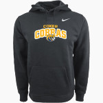 Coker Cobras Nike Men's Club Pullover Fleece Hoodie Front Thumbnail