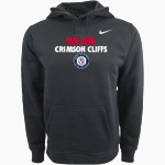 Crimson Cliffs Mustangs <span class="pdp-name-mascot">Crimson Cliffs Mustangs</span> Nike Men's Club Pullover Fleece Hoodie Front Thumbnail