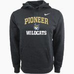 Pioneer Wildcats <span class="pdp-name-mascot">Pioneer Middle School Wildcats</span> Nike Men's Club Pullover Fleece Hoodie Front Thumbnail