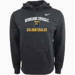 Bourgade Catholic Golden Eagles Nike Men's Club Pullover Fleece Hoodie Front Thumbnail