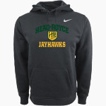 Head-Royce Jayhawks Nike Men's Club Pullover Fleece Hoodie Front Thumbnail