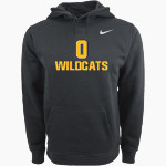 Oxford Wildcats Nike Men's Club Pullover Fleece Hoodie Front Thumbnail
