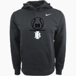Indiana Bulls Baseball The Official Online Store <span class="pdp-name-mascot">Indiana Bulls</span> Nike Men's Club Pullover Fleece Hoodie Front Thumbnail