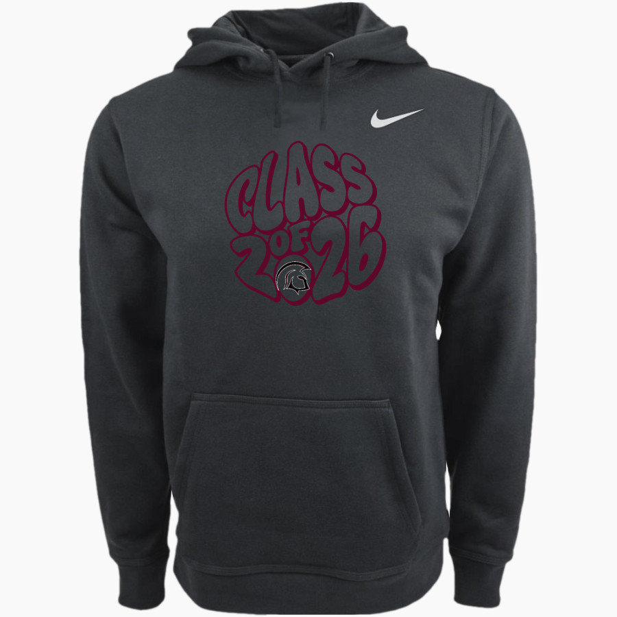 North Crawford Trojans Nike Men's Club Pullover Fleece Hoodie