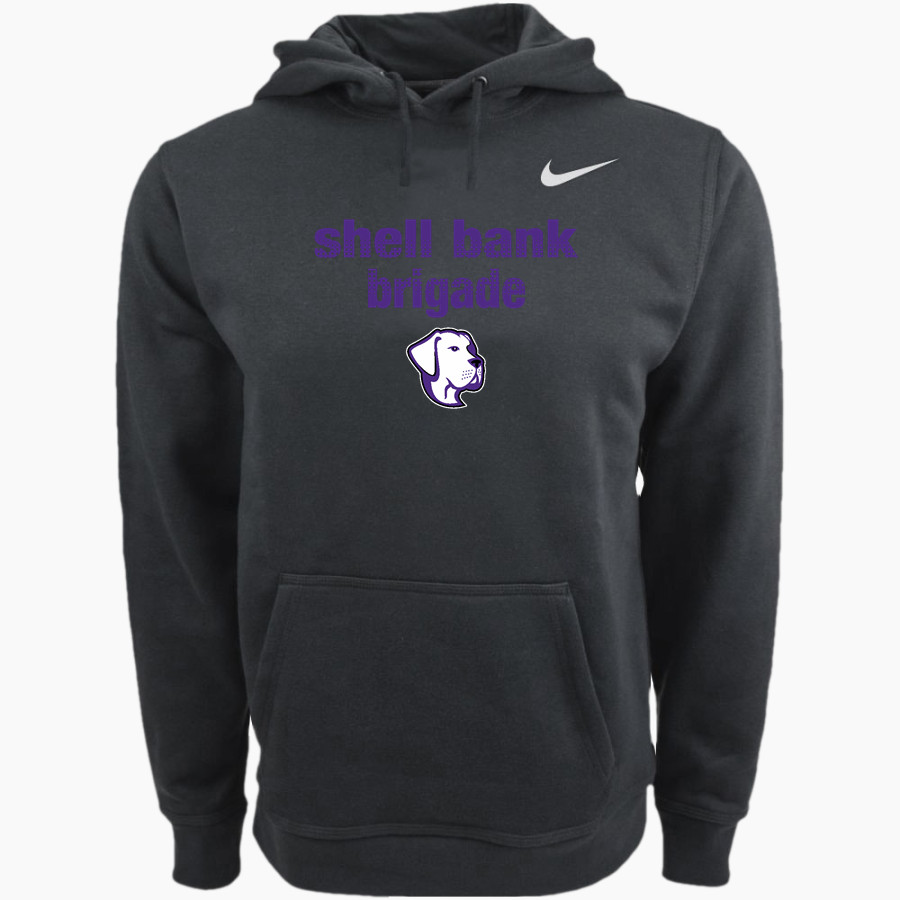 Shell Bank Brigade Nike Men's Club Pullover Fleece Hoodie