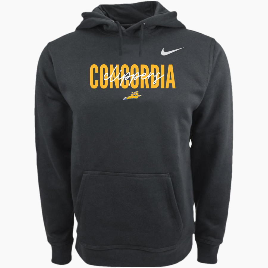Concordia Clippers <span class="pdp-name-mascot">Concordia Clippers</span> Nike Men's Club Pullover Fleece Hoodie