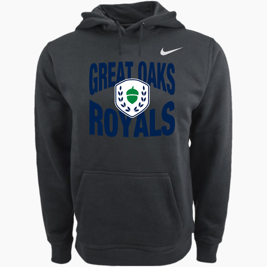 Great Oaks Academy Great Oaks Academy <span class="pdp-name-mascot">Great Oaks Academy</span> Nike Men's Club Pullover Fleece Hoodie