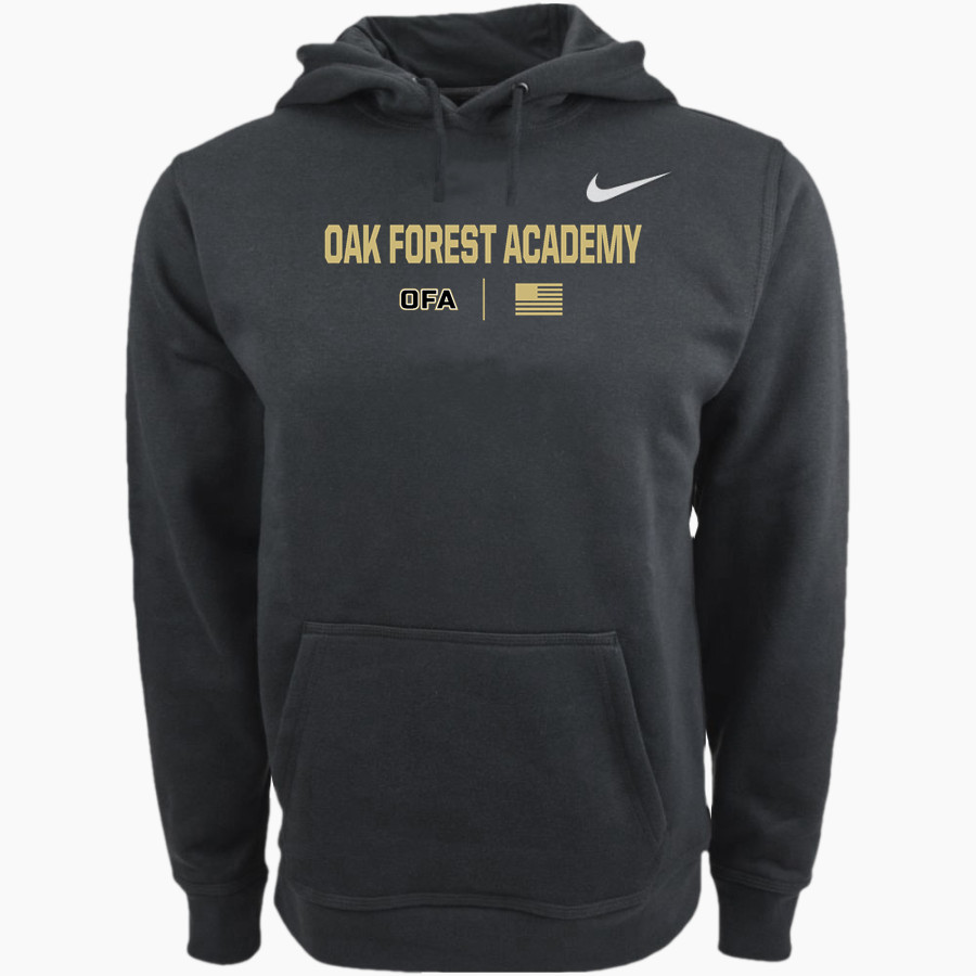 OAK FOREST ACADEMY YELLOWJACKETS Nike Men's Club Pullover Fleece Hoodie
