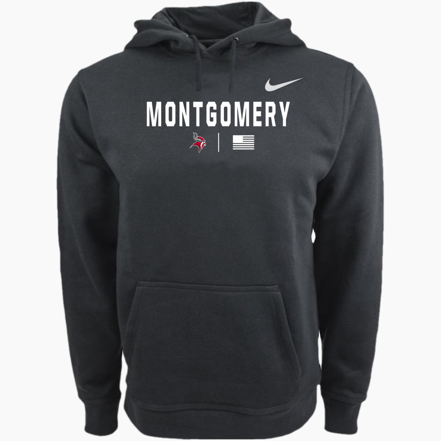 Montgomery Vikings Nike Men's Club Pullover Fleece Hoodie