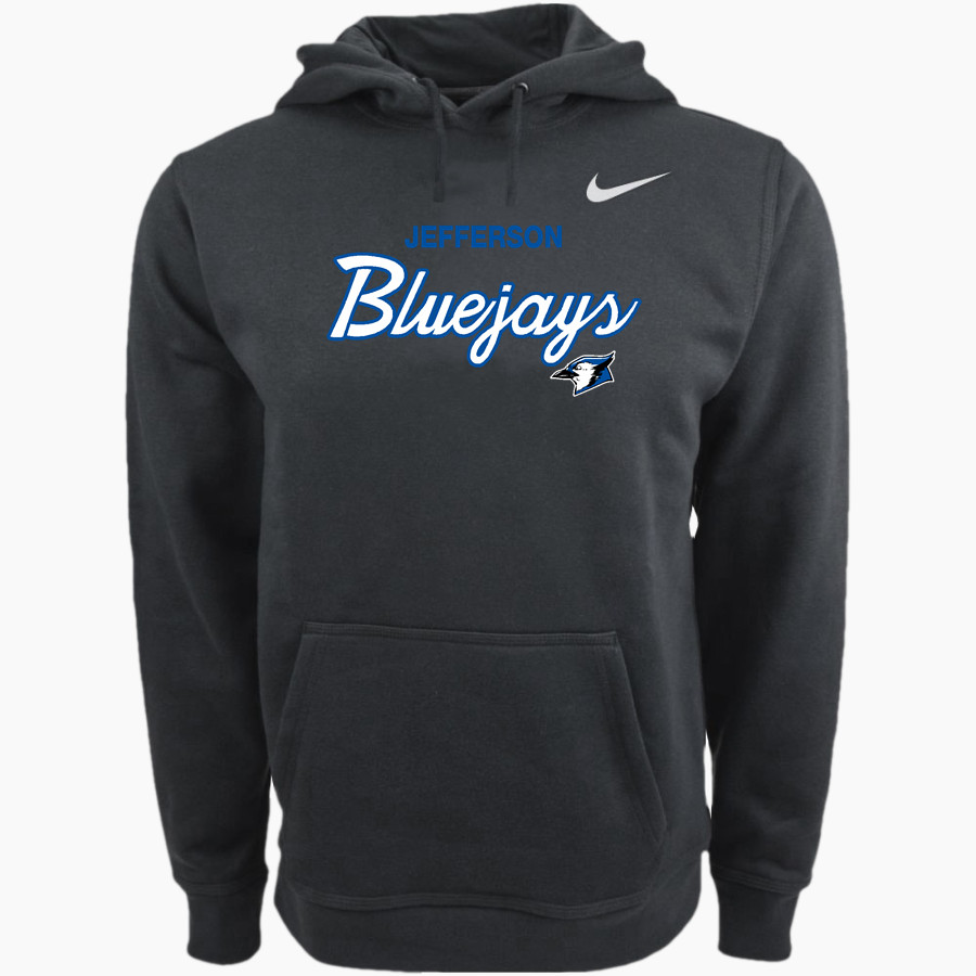 JEFFERSON HIGH SCHOOL BLUEJAYS <span class="pdp-name-mascot">JEFFERSON BLUEJAYS</span> Nike Men's Club Pullover Fleece Hoodie