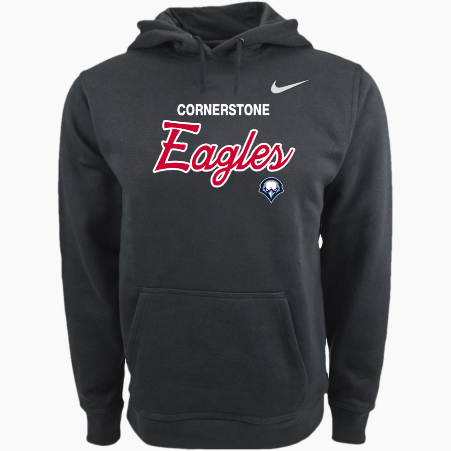 CORNERSTONE Eagles Nike Men's Club Pullover Fleece Hoodie