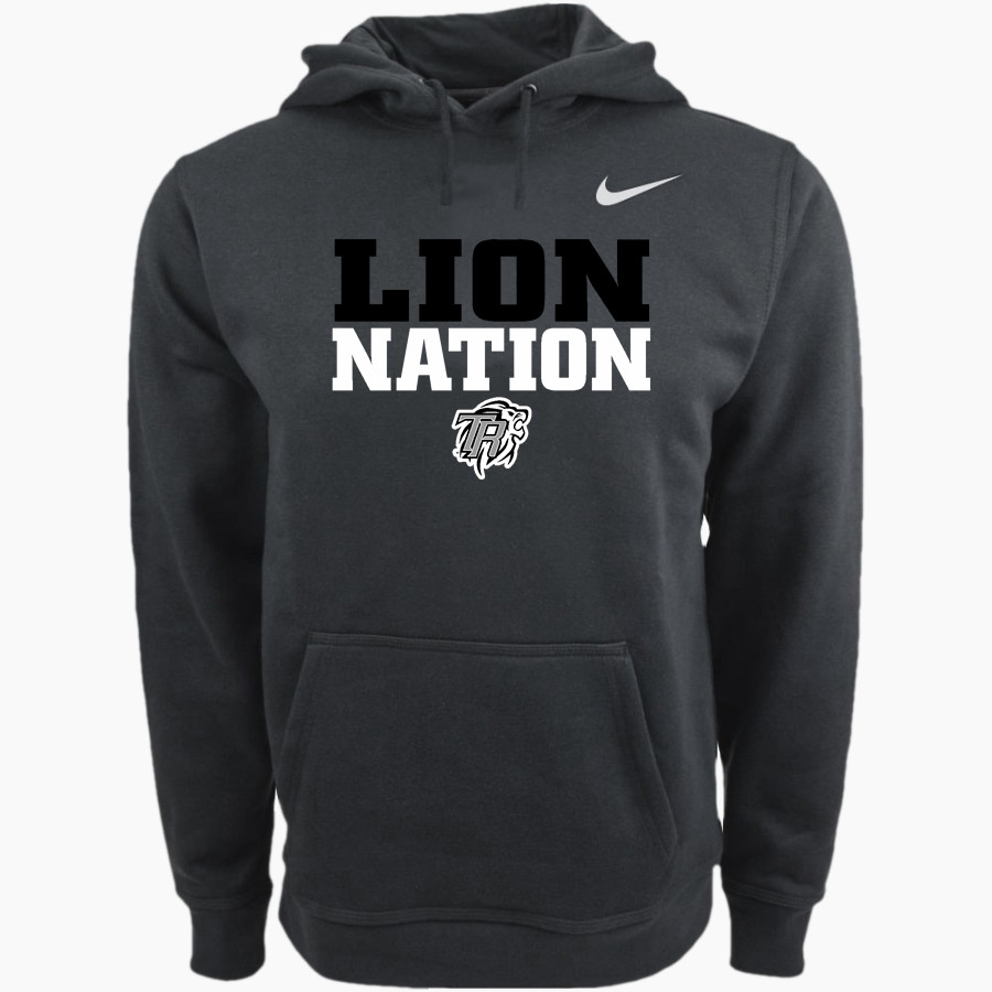 Dr. Thomas Randle Lions <span class="pdp-name-mascot">Thomas Randle HS Lions</span> Nike Men's Club Pullover Fleece Hoodie