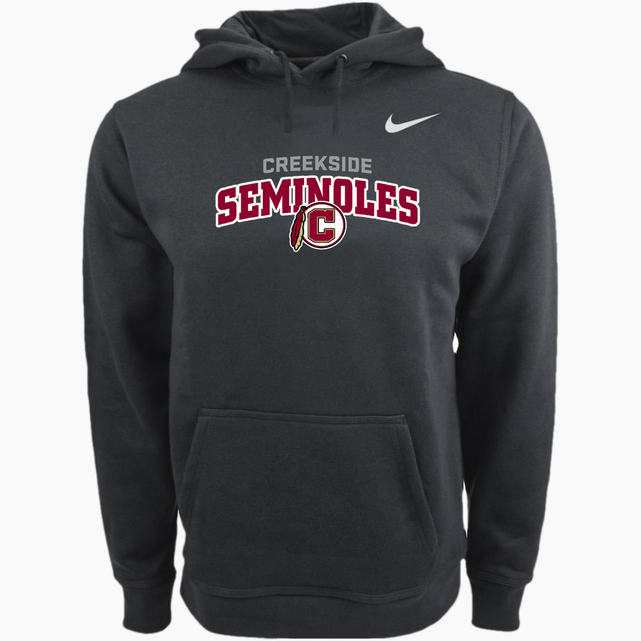 Creekside Seminoles Nike Men's Club Pullover Fleece Hoodie