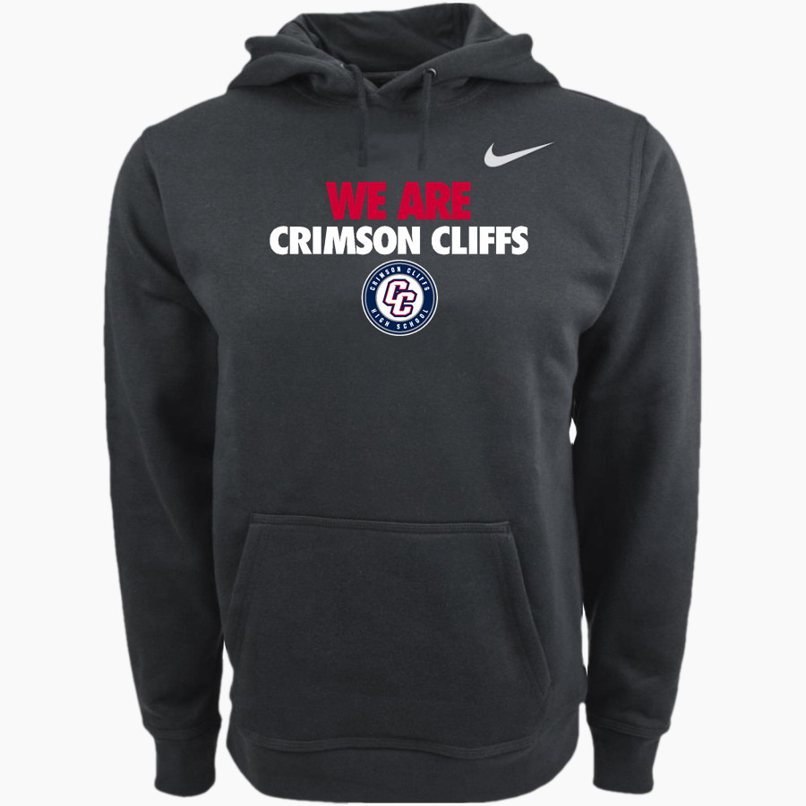 Crimson Cliffs Mustangs <span class="pdp-name-mascot">Crimson Cliffs Mustangs</span> Nike Men's Club Pullover Fleece Hoodie