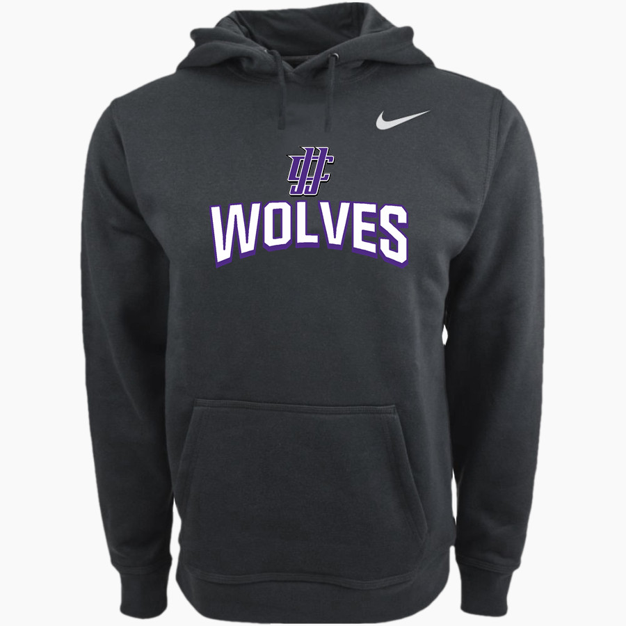 JJC Wolves Nike Men's Club Pullover Fleece Hoodie