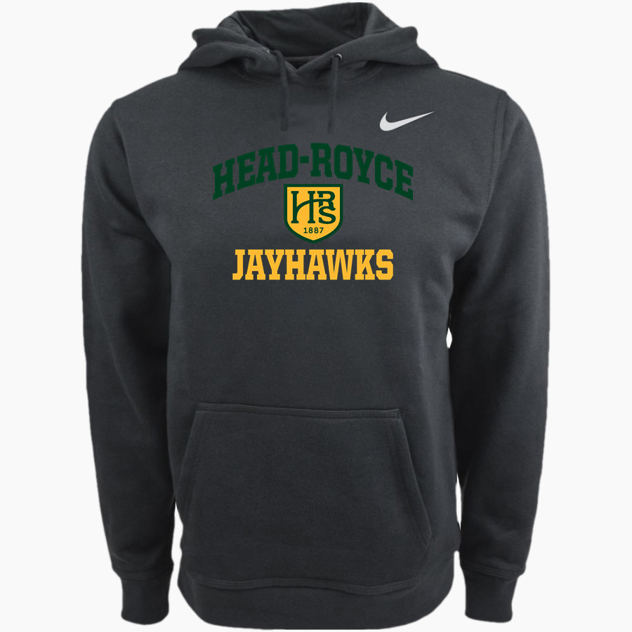 Head-Royce Jayhawks Nike Men's Club Pullover Fleece Hoodie